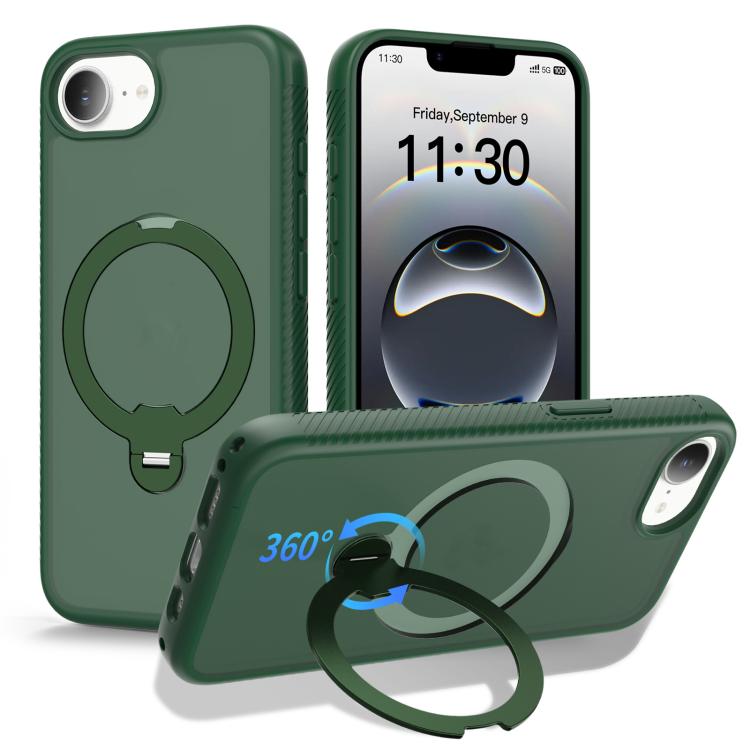 เคสโทรศัพท์กันกระแทกพร้อมขาตั้งหมุน 360 องศาและถุงลมนิรภัยแม่เหล็ก สำหรับ iPhone 16e / 17e, สำหรับ iPhone 17 Pro Max, สำหรับ iPhone 17 Pro, สำหรับ iPhone 17, สำหรับ iPhone Air, สำหรับ iPhone 16 Pro Max, สำหรับ iPhone 16