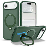 เคสโทรศัพท์กันกระแทกพร้อมขาตั้งหมุน 360 องศาและถุงลมนิรภัยแม่เหล็ก สำหรับ iPhone 16e / 17e, สำหรับ iPhone 17 Pro Max, สำหรับ iPhone 17 Pro, สำหรับ iPhone 17, สำหรับ iPhone Air, สำหรับ iPhone 16 Pro Max, สำหรับ iPhone 16