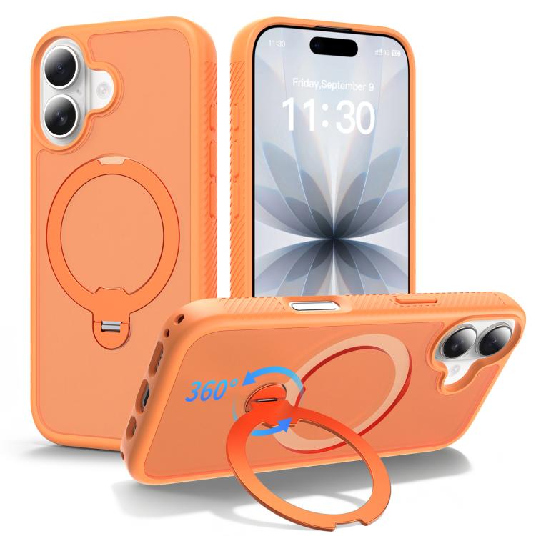 เคสโทรศัพท์กันกระแทกพร้อมขาตั้งหมุน 360 องศาและถุงลมนิรภัยแม่เหล็ก สำหรับ iPhone 16e / 17e, สำหรับ iPhone 17 Pro Max, สำหรับ iPhone 17 Pro, สำหรับ iPhone 17, สำหรับ iPhone Air, สำหรับ iPhone 16 Pro Max, สำหรับ iPhone 16