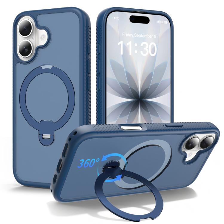 เคสโทรศัพท์กันกระแทกพร้อมขาตั้งหมุน 360 องศาและถุงลมนิรภัยแม่เหล็ก สำหรับ iPhone 16e / 17e, สำหรับ iPhone 17 Pro Max, สำหรับ iPhone 17 Pro, สำหรับ iPhone 17, สำหรับ iPhone Air, สำหรับ iPhone 16 Pro Max, สำหรับ iPhone 16