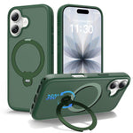 เคสโทรศัพท์กันกระแทกพร้อมขาตั้งหมุน 360 องศาและถุงลมนิรภัยแม่เหล็ก สำหรับ iPhone 16e / 17e, สำหรับ iPhone 17 Pro Max, สำหรับ iPhone 17 Pro, สำหรับ iPhone 17, สำหรับ iPhone Air, สำหรับ iPhone 16 Pro Max, สำหรับ iPhone 16