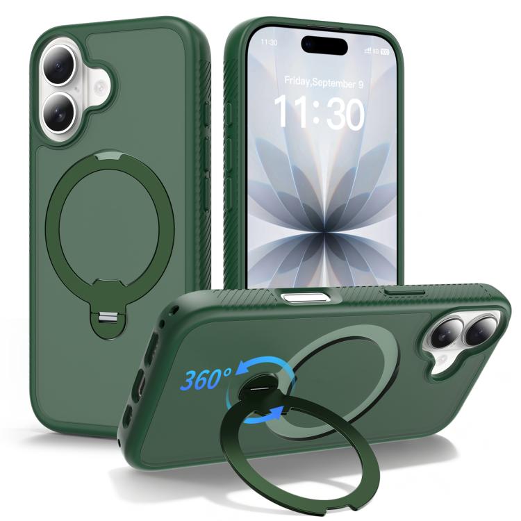 เคสโทรศัพท์กันกระแทกพร้อมขาตั้งหมุน 360 องศาและถุงลมนิรภัยแม่เหล็ก สำหรับ iPhone 16e / 17e, สำหรับ iPhone 17 Pro Max, สำหรับ iPhone 17 Pro, สำหรับ iPhone 17, สำหรับ iPhone Air, สำหรับ iPhone 16 Pro Max, สำหรับ iPhone 16