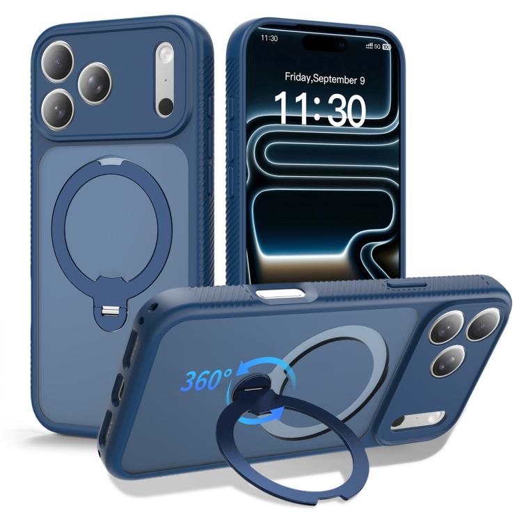 เคสโทรศัพท์กันกระแทกพร้อมขาตั้งหมุน 360 องศาและถุงลมนิรภัยแม่เหล็ก สำหรับ iPhone 16e / 17e, สำหรับ iPhone 17 Pro Max, สำหรับ iPhone 17 Pro, สำหรับ iPhone 17, สำหรับ iPhone Air, สำหรับ iPhone 16 Pro Max, สำหรับ iPhone 16
