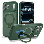 เคสโทรศัพท์กันกระแทกพร้อมขาตั้งหมุน 360 องศาและถุงลมนิรภัยแม่เหล็ก สำหรับ iPhone 16e / 17e, สำหรับ iPhone 17 Pro Max, สำหรับ iPhone 17 Pro, สำหรับ iPhone 17, สำหรับ iPhone Air, สำหรับ iPhone 16 Pro Max, สำหรับ iPhone 16