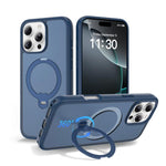 เคสโทรศัพท์กันกระแทกพร้อมขาตั้งหมุน 360 องศาและถุงลมนิรภัยแม่เหล็ก สำหรับ iPhone 16e / 17e, สำหรับ iPhone 17 Pro Max, สำหรับ iPhone 17 Pro, สำหรับ iPhone 17, สำหรับ iPhone Air, สำหรับ iPhone 16 Pro Max, สำหรับ iPhone 16