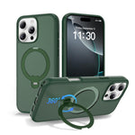 เคสโทรศัพท์กันกระแทกพร้อมขาตั้งหมุน 360 องศาและถุงลมนิรภัยแม่เหล็ก สำหรับ iPhone 16e / 17e, สำหรับ iPhone 17 Pro Max, สำหรับ iPhone 17 Pro, สำหรับ iPhone 17, สำหรับ iPhone Air, สำหรับ iPhone 16 Pro Max, สำหรับ iPhone 16