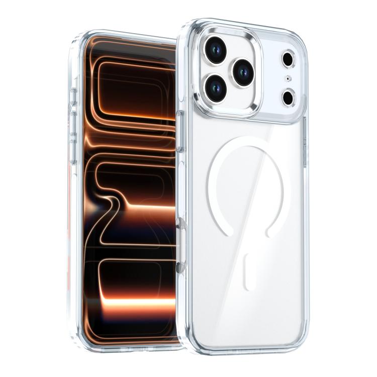 เคสโทรศัพท์แม่เหล็กใสสองสี Qicai สำหรับ iPhone 17 Pro Max, สำหรับ iPhone 17 Pro, สำหรับ iPhone 17, สำหรับ iPhone Air