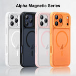 เคสโทรศัพท์แม่เหล็กสัมผัสเหมือนหนังสไตล์ Alpha สำหรับ iPhone 17 Pro Max, สำหรับ iPhone 17 Pro