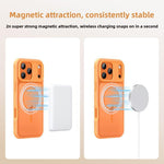 เคสโทรศัพท์แม่เหล็กสัมผัสเหมือนหนังสไตล์ Alpha สำหรับ iPhone 17 Pro Max, สำหรับ iPhone 17 Pro