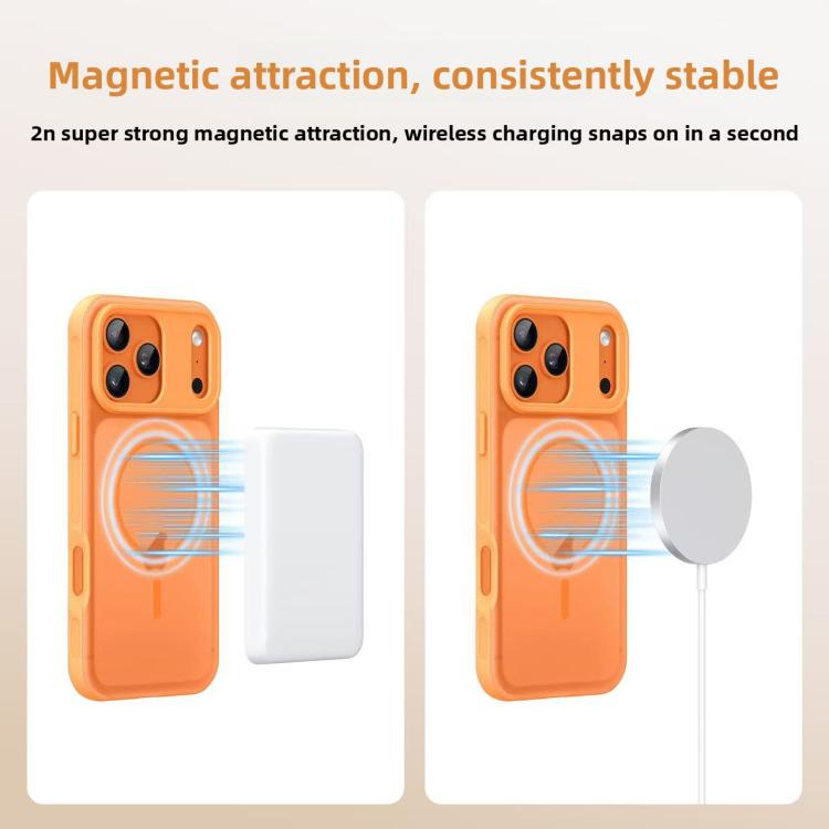 เคสโทรศัพท์แม่เหล็กสัมผัสเหมือนหนังสไตล์ Alpha สำหรับ iPhone 17 Pro Max, สำหรับ iPhone 17 Pro