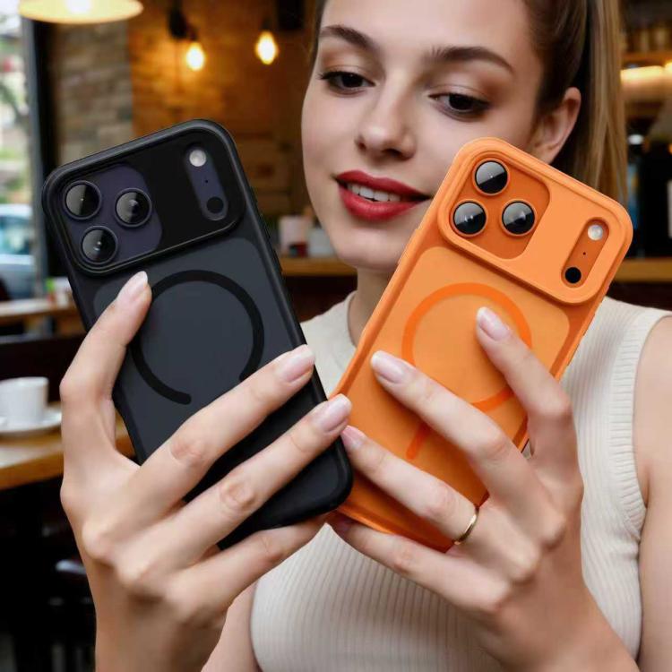 เคสโทรศัพท์แม่เหล็กสัมผัสเหมือนหนังสไตล์ Alpha สำหรับ iPhone 17 Pro Max, สำหรับ iPhone 17 Pro
