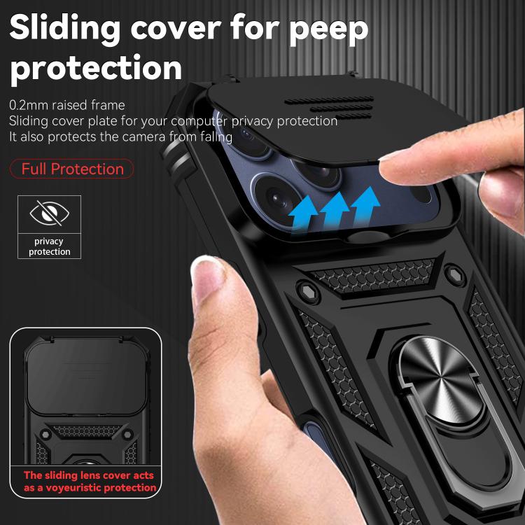 เคสโทรศัพท์แม่เหล็ก XDcase พร้อมที่ยึดแหวนเลื่อน Camshield สำหรับ iPhone 17 Pro Max, สำหรับ iPhone 17 Pro, สำหรับ iPhone 17, สำหรับ iPhone Air