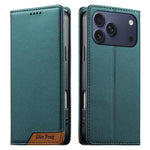 เคสโทรศัพท์หนังวีแกนแม่เหล็ก RFID แบบต่อผ้ารวม Dierfeng สำหรับ iPhone 17e / 16e, สำหรับ iPhone 17 Pro Max, สำหรับ iPhone 17 Pro, สำหรับ iPhone 17, สำหรับ iPhone Air, สำหรับ iPhone 16 Pro Max, สำหรับ iPhone 16 Pro, สำหรับ iPhone 16 Plus