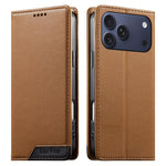 เคสโทรศัพท์หนังวีแกนแม่เหล็ก RFID แบบต่อผ้ารวม Dierfeng สำหรับ iPhone 17e / 16e, สำหรับ iPhone 17 Pro Max, สำหรับ iPhone 17 Pro, สำหรับ iPhone 17, สำหรับ iPhone Air, สำหรับ iPhone 16 Pro Max, สำหรับ iPhone 16 Pro, สำหรับ iPhone 16 Plus