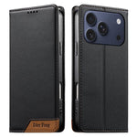 เคสโทรศัพท์หนังวีแกนแม่เหล็ก RFID แบบต่อผ้ารวม Dierfeng สำหรับ iPhone 17e / 16e, สำหรับ iPhone 17 Pro Max, สำหรับ iPhone 17 Pro, สำหรับ iPhone 17, สำหรับ iPhone Air, สำหรับ iPhone 16 Pro Max, สำหรับ iPhone 16 Pro, สำหรับ iPhone 16 Plus