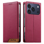 เคสโทรศัพท์หนังวีแกนแม่เหล็ก RFID แบบต่อผ้ารวม Dierfeng สำหรับ iPhone 17e / 16e, สำหรับ iPhone 17 Pro Max, สำหรับ iPhone 17 Pro, สำหรับ iPhone 17, สำหรับ iPhone Air, สำหรับ iPhone 16 Pro Max, สำหรับ iPhone 16 Pro, สำหรับ iPhone 16 Plus