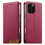 เคสโทรศัพท์หนังวีแกนแม่เหล็ก RFID แบบต่อผ้ารวม Dierfeng สำหรับ iPhone 17e / 16e, สำหรับ iPhone 17 Pro Max, สำหรับ iPhone 17 Pro, สำหรับ iPhone 17, สำหรับ iPhone Air, สำหรับ iPhone 16 Pro Max, สำหรับ iPhone 16 Pro, สำหรับ iPhone 16 Plus
