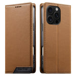 เคสโทรศัพท์หนังวีแกนแม่เหล็ก RFID แบบต่อผ้ารวม Dierfeng สำหรับ iPhone 17e / 16e, สำหรับ iPhone 17 Pro Max, สำหรับ iPhone 17 Pro, สำหรับ iPhone 17, สำหรับ iPhone Air, สำหรับ iPhone 16 Pro Max, สำหรับ iPhone 16 Pro, สำหรับ iPhone 16 Plus