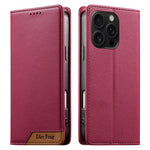 เคสโทรศัพท์หนังวีแกนแม่เหล็ก RFID แบบต่อผ้ารวม Dierfeng สำหรับ iPhone 17e / 16e, สำหรับ iPhone 17 Pro Max, สำหรับ iPhone 17 Pro, สำหรับ iPhone 17, สำหรับ iPhone Air, สำหรับ iPhone 16 Pro Max, สำหรับ iPhone 16 Pro, สำหรับ iPhone 16 Plus