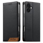 เคสโทรศัพท์หนังวีแกนแม่เหล็ก RFID แบบต่อผ้ารวม Dierfeng สำหรับ iPhone 17e / 16e, สำหรับ iPhone 17 Pro Max, สำหรับ iPhone 17 Pro, สำหรับ iPhone 17, สำหรับ iPhone Air, สำหรับ iPhone 16 Pro Max, สำหรับ iPhone 16 Pro, สำหรับ iPhone 16 Plus