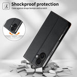 เคสโทรศัพท์หนังวีแกนแม่เหล็ก RFID แบบต่อผ้ารวม Dierfeng สำหรับ iPhone 16, สำหรับ iPhone 15 Pro Max, สำหรับ iPhone 15 Pro, สำหรับ iPhone 15 Plus, สำหรับ iPhone 15, สำหรับ iPhone 14 Plus, สำหรับ iPhone 14 / 13, สำหรับ iPhone 14 Pro
