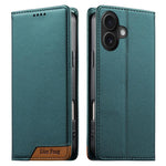 เคสโทรศัพท์หนังวีแกนแม่เหล็ก RFID แบบต่อผ้ารวม Dierfeng สำหรับ iPhone 16, สำหรับ iPhone 15 Pro Max, สำหรับ iPhone 15 Pro, สำหรับ iPhone 15 Plus, สำหรับ iPhone 15, สำหรับ iPhone 14 Plus, สำหรับ iPhone 14 / 13, สำหรับ iPhone 14 Pro