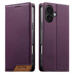 เคสโทรศัพท์หนังวีแกนแม่เหล็ก RFID แบบต่อผ้ารวม Dierfeng สำหรับ iPhone 16, สำหรับ iPhone 15 Pro Max, สำหรับ iPhone 15 Pro, สำหรับ iPhone 15 Plus, สำหรับ iPhone 15, สำหรับ iPhone 14 Plus, สำหรับ iPhone 14 / 13, สำหรับ iPhone 14 Pro
