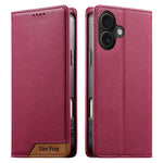เคสโทรศัพท์หนังวีแกนแม่เหล็ก RFID แบบต่อผ้ารวม Dierfeng สำหรับ iPhone 16, สำหรับ iPhone 15 Pro Max, สำหรับ iPhone 15 Pro, สำหรับ iPhone 15 Plus, สำหรับ iPhone 15, สำหรับ iPhone 14 Plus, สำหรับ iPhone 14 / 13, สำหรับ iPhone 14 Pro