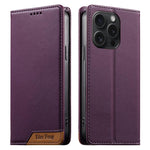 เคสโทรศัพท์หนังวีแกนแม่เหล็ก RFID แบบต่อผ้ารวม Dierfeng สำหรับ iPhone 16, สำหรับ iPhone 15 Pro Max, สำหรับ iPhone 15 Pro, สำหรับ iPhone 15 Plus, สำหรับ iPhone 15, สำหรับ iPhone 14 Plus, สำหรับ iPhone 14 / 13, สำหรับ iPhone 14 Pro
