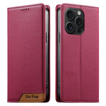 เคสโทรศัพท์หนังวีแกนแม่เหล็ก RFID แบบต่อผ้ารวม Dierfeng สำหรับ iPhone 16, สำหรับ iPhone 15 Pro Max, สำหรับ iPhone 15 Pro, สำหรับ iPhone 15 Plus, สำหรับ iPhone 15, สำหรับ iPhone 14 Plus, สำหรับ iPhone 14 / 13, สำหรับ iPhone 14 Pro