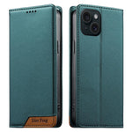 เคสโทรศัพท์หนังวีแกนแม่เหล็ก RFID แบบต่อผ้ารวม Dierfeng สำหรับ iPhone 16, สำหรับ iPhone 15 Pro Max, สำหรับ iPhone 15 Pro, สำหรับ iPhone 15 Plus, สำหรับ iPhone 15, สำหรับ iPhone 14 Plus, สำหรับ iPhone 14 / 13, สำหรับ iPhone 14 Pro