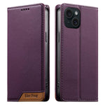 เคสโทรศัพท์หนังวีแกนแม่เหล็ก RFID แบบต่อผ้ารวม Dierfeng สำหรับ iPhone 16, สำหรับ iPhone 15 Pro Max, สำหรับ iPhone 15 Pro, สำหรับ iPhone 15 Plus, สำหรับ iPhone 15, สำหรับ iPhone 14 Plus, สำหรับ iPhone 14 / 13, สำหรับ iPhone 14 Pro