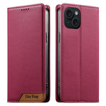 เคสโทรศัพท์หนังวีแกนแม่เหล็ก RFID แบบต่อผ้ารวม Dierfeng สำหรับ iPhone 16, สำหรับ iPhone 15 Pro Max, สำหรับ iPhone 15 Pro, สำหรับ iPhone 15 Plus, สำหรับ iPhone 15, สำหรับ iPhone 14 Plus, สำหรับ iPhone 14 / 13, สำหรับ iPhone 14 Pro