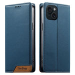 เคสโทรศัพท์หนังวีแกนแม่เหล็ก RFID แบบต่อผ้ารวม Dierfeng สำหรับ iPhone 16, สำหรับ iPhone 15 Pro Max, สำหรับ iPhone 15 Pro, สำหรับ iPhone 15 Plus, สำหรับ iPhone 15, สำหรับ iPhone 14 Plus, สำหรับ iPhone 14 / 13, สำหรับ iPhone 14 Pro