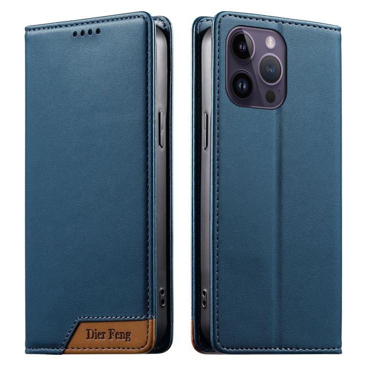 เคสโทรศัพท์หนังวีแกน Dierfeng แบบต่อแม่เหล็กแรงสูง RFID สำหรับ iPhone 14 Pro Max, iPhone SE 2022 / SE 2020 / 8 / 7, iPhone 13 Pro Max, iPhone 13 Pro, iPhone 13 mini, iPhone 12 / 12 Pro, iPhone 12 Pro Max, iPhone 12 mini
