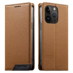 เคสโทรศัพท์หนังวีแกนแม่เหล็ก RFID แบบต่อผ้ารวม Dierfeng สำหรับ iPhone 16, สำหรับ iPhone 15 Pro Max, สำหรับ iPhone 15 Pro, สำหรับ iPhone 15 Plus, สำหรับ iPhone 15, สำหรับ iPhone 14 Plus, สำหรับ iPhone 14 / 13, สำหรับ iPhone 14 Pro