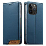 เคสโทรศัพท์หนังวีแกนแม่เหล็ก RFID แบบต่อผ้ารวม Dierfeng สำหรับ iPhone 16, สำหรับ iPhone 15 Pro Max, สำหรับ iPhone 15 Pro, สำหรับ iPhone 15 Plus, สำหรับ iPhone 15, สำหรับ iPhone 14 Plus, สำหรับ iPhone 14 / 13, สำหรับ iPhone 14 Pro