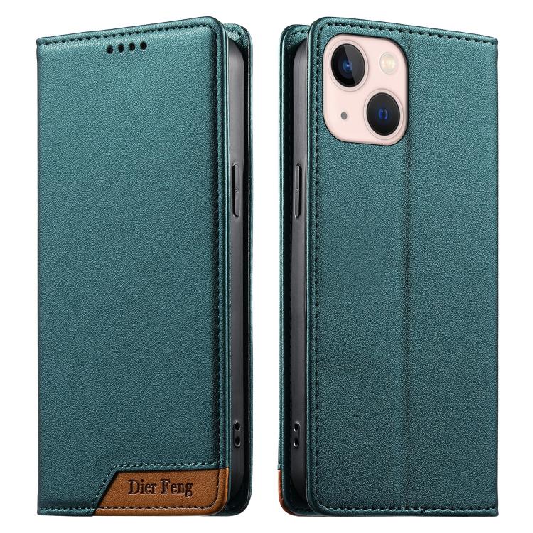 เคสโทรศัพท์หนังวีแกน Dierfeng แบบต่อแม่เหล็กแรงสูง RFID สำหรับ iPhone 14 Pro Max, iPhone SE 2022 / SE 2020 / 8 / 7, iPhone 13 Pro Max, iPhone 13 Pro, iPhone 13 mini, iPhone 12 / 12 Pro, iPhone 12 Pro Max, iPhone 12 mini