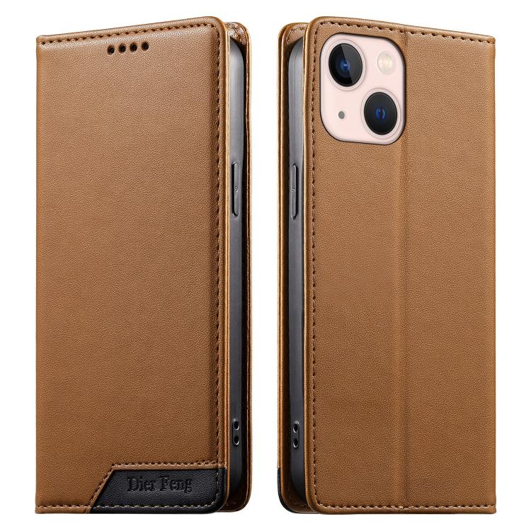 เคสโทรศัพท์หนังวีแกน Dierfeng แบบต่อแม่เหล็กแรงสูง RFID สำหรับ iPhone 14 Pro Max, iPhone SE 2022 / SE 2020 / 8 / 7, iPhone 13 Pro Max, iPhone 13 Pro, iPhone 13 mini, iPhone 12 / 12 Pro, iPhone 12 Pro Max, iPhone 12 mini
