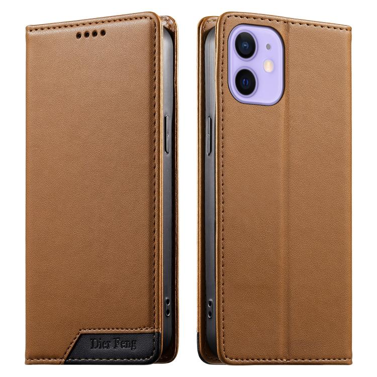 เคสโทรศัพท์หนังวีแกน Dierfeng แบบต่อแม่เหล็กแรงสูง RFID สำหรับ iPhone 14 Pro Max, iPhone SE 2022 / SE 2020 / 8 / 7, iPhone 13 Pro Max, iPhone 13 Pro, iPhone 13 mini, iPhone 12 / 12 Pro, iPhone 12 Pro Max, iPhone 12 mini