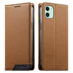 เคสโทรศัพท์หนังวีแกน Dierfeng แบบต่อแม่เหล็กแรงสูง RFID สำหรับ iPhone 11 Pro Max, iPhone 11, iPhone 11 Pro, iPhone X / XS, iPhone XR, iPhone XS Max, iPhone 8 Plus / 7 Plus