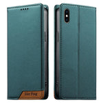 เคสโทรศัพท์หนังวีแกน Dierfeng แบบต่อแม่เหล็กแรงสูง RFID สำหรับ iPhone 11 Pro Max, iPhone 11, iPhone 11 Pro, iPhone X / XS, iPhone XR, iPhone XS Max, iPhone 8 Plus / 7 Plus