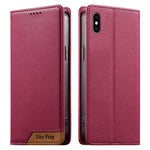 เคสโทรศัพท์หนังวีแกน Dierfeng แบบต่อแม่เหล็กแรงสูง RFID สำหรับ iPhone 11 Pro Max, iPhone 11, iPhone 11 Pro, iPhone X / XS, iPhone XR, iPhone XS Max, iPhone 8 Plus / 7 Plus