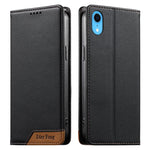 เคสโทรศัพท์หนังวีแกน Dierfeng แบบต่อแม่เหล็กแรงสูง RFID สำหรับ iPhone 11 Pro Max, iPhone 11, iPhone 11 Pro, iPhone X / XS, iPhone XR, iPhone XS Max, iPhone 8 Plus / 7 Plus