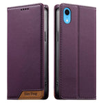 เคสโทรศัพท์หนังวีแกน Dierfeng แบบต่อแม่เหล็กแรงสูง RFID สำหรับ iPhone 11 Pro Max, iPhone 11, iPhone 11 Pro, iPhone X / XS, iPhone XR, iPhone XS Max, iPhone 8 Plus / 7 Plus