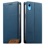 เคสโทรศัพท์หนังวีแกน Dierfeng แบบต่อแม่เหล็กแรงสูง RFID สำหรับ iPhone 11 Pro Max, iPhone 11, iPhone 11 Pro, iPhone X / XS, iPhone XR, iPhone XS Max, iPhone 8 Plus / 7 Plus