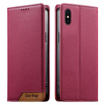 เคสโทรศัพท์หนังวีแกน Dierfeng แบบต่อแม่เหล็กแรงสูง RFID สำหรับ iPhone 11 Pro Max, iPhone 11, iPhone 11 Pro, iPhone X / XS, iPhone XR, iPhone XS Max, iPhone 8 Plus / 7 Plus