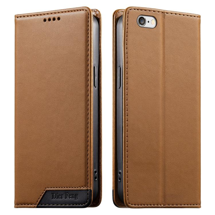 เคสโทรศัพท์หนังวีแกน Dierfeng แบบต่อแม่เหล็กแรงสูง RFID สำหรับ iPhone 11 Pro Max, iPhone 11, iPhone 11 Pro, iPhone X / XS, iPhone XR, iPhone XS Max, iPhone 8 Plus / 7 Plus