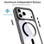เคสโทรศัพท์แม่เหล็กคริสตัลสีสัน สำหรับ iPhone 17 Pro Max, สำหรับ iPhone 17 Pro