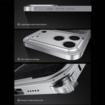 เคสโทรศัพท์โลหะแม่เหล็กลายหนังหรูพร้อมหัวเข็มขัดสปริง สำหรับ iPhone 17 Pro Max, สำหรับ iPhone 17 Pro